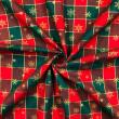 Tricoline Natal Xadrez - Fio Lurex com Estampa - 100% Algodão - 1026-4