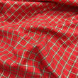 Tricoline Natal Xadrez Fio Tinto com Lurex Dourado 100% Algodão - Rena 1044