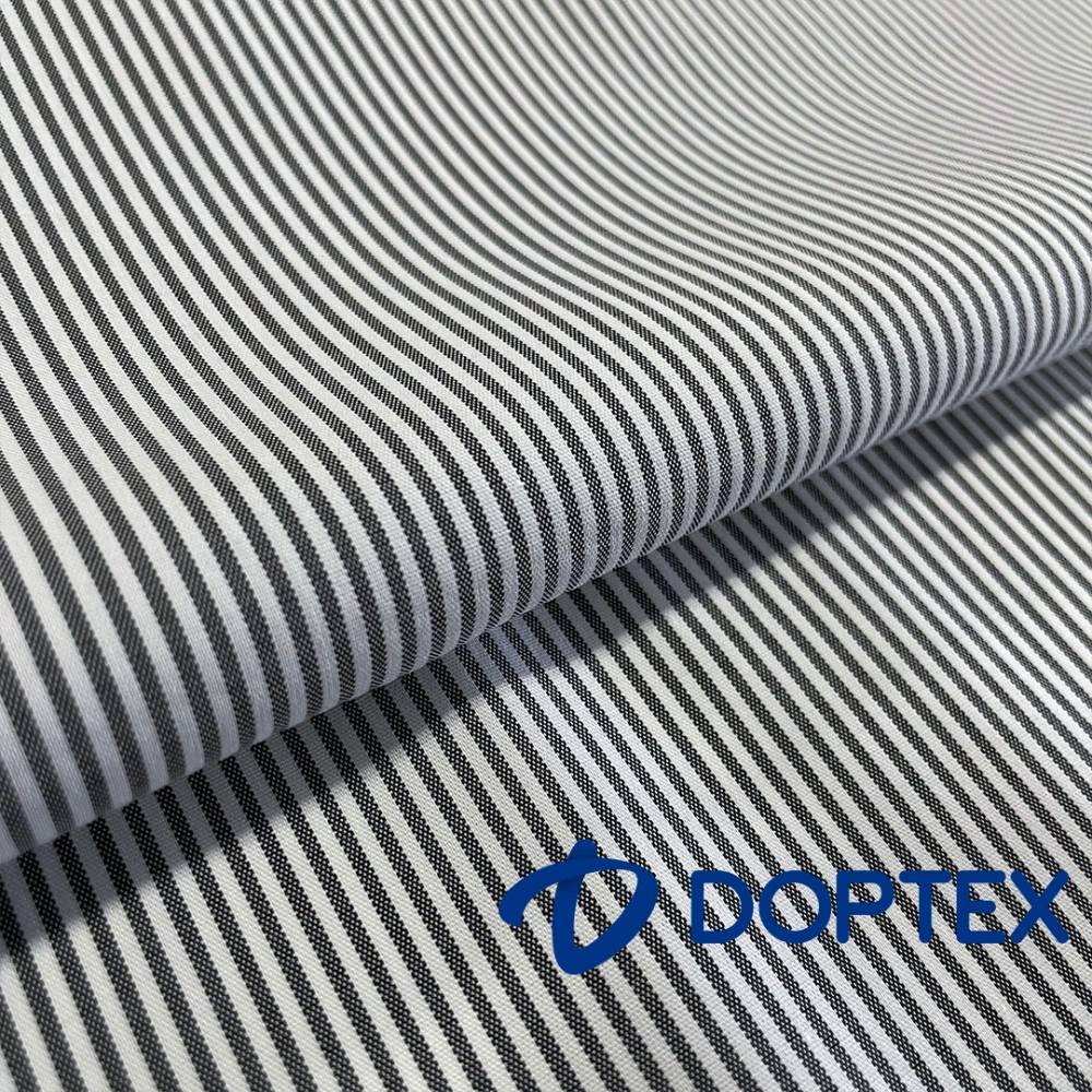 Tricoline SAVILLE DOPTEX Para Camisaria Com Elastano 29% Algodão 67% Poliéster 4% Elastano 1,40L - 021 - preto