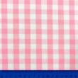 Tricoline Xadrez Fio Tinto - Extra Grande - 100% Algodão - Rosa bebê