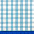 Tricoline Xadrez Fio Tinto - Extra Grande - 100% Algodão - Azul bebê