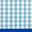 Tricoline Xadrez Fio Tinto - Extra Grande - 100% Algodão - Azul bebê
