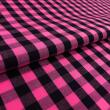 Tricoline Xadrez Fio Tinto - Extra Grande - 100% Algodão - Pink com preto