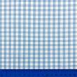 Tricoline Xadrez Fio Tinto - Grande - 100% Algodão - Azul bebê