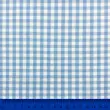Tricoline Xadrez Fio Tinto - Grande - 100% Algodão - Azul bebê