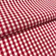 Tricoline Xadrez Fio Tinto - Grande - 100% Algodão - Vermelho
