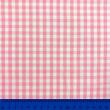 Tricoline Xadrez Fio Tinto - Grande - 100% Algodão - Rosa bebê