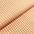 Tricoline Xadrez Fio Tinto - Grande - 100% Algodão - Laranja