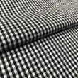 Tricoline Xadrez Fio Tinto - Médio - 100% Algodão - Preto Tricoline Xadrez Fio Tinto - Médio - 100% Algodão - Preto