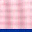 Tricoline Xadrez Fio Tinto - Médio - 100% Algodão - Rosa bebê