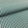 Tricoline Xadrez Fio Tinto - Médio - 100% Algodão - Verde bandeira