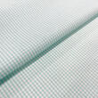 Tricoline Xadrez Fio Tinto - Pequeno - 100% Algodão - Verde água