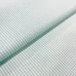 Tricoline Xadrez Fio Tinto - Pequeno - 100% Algodão - Verde água