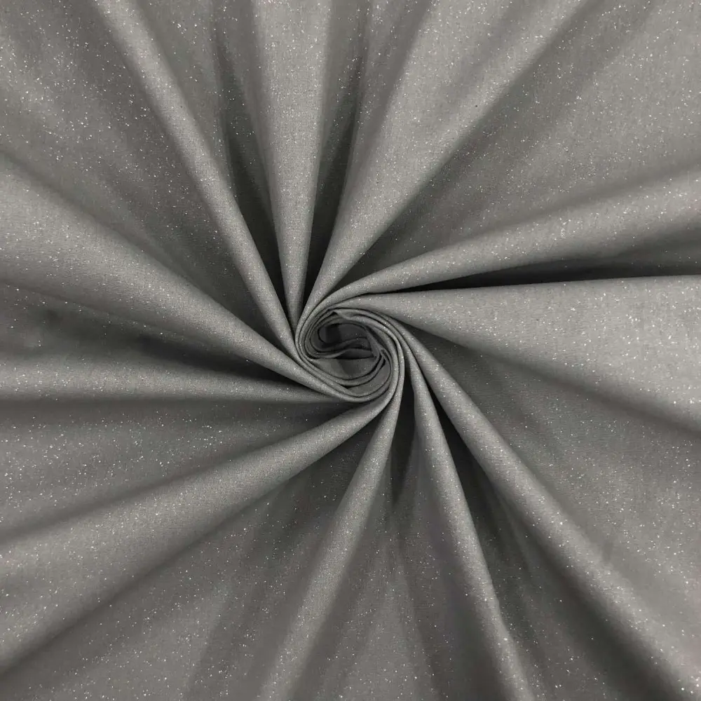 Tricoline com Glitter 100% Algodão 1,50m Largura - Cinza claro Tricoline com Glitter 100% Algodão 1,50m Largura - Cinza claro