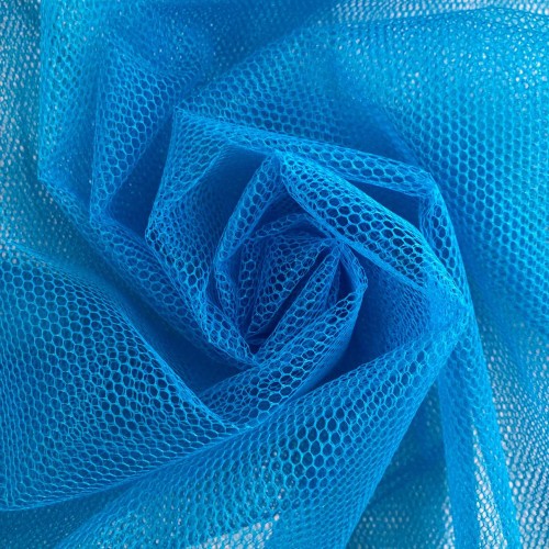 Tule Filó Armado - 100% Poliamida - 3,16m largura - Azul turquesa Tule Filó Armado - 100% Poliamida - 3,16m largura - Azul turquesa