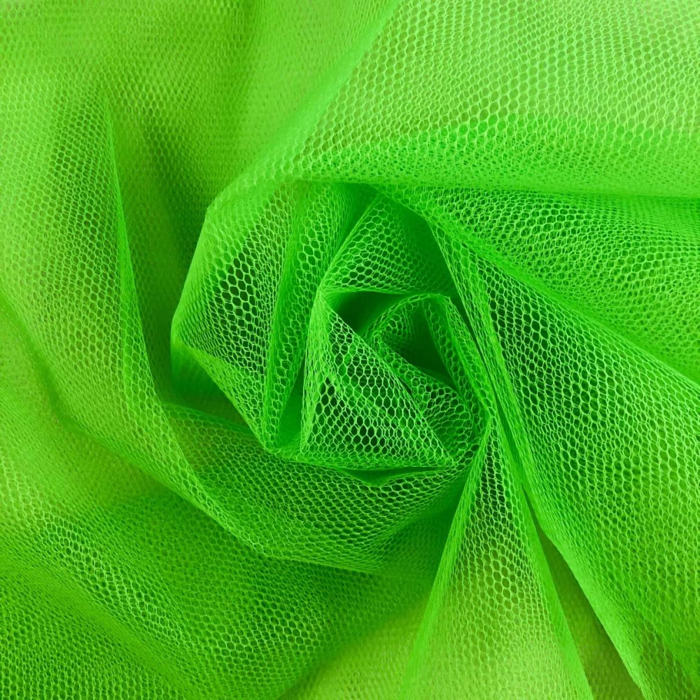 Tule Filó Armado - 100% Poliamida - 3,16m largura - Verde limão Tule Filó Armado - 100% Poliamida - 3,16m largura - Verde limão
