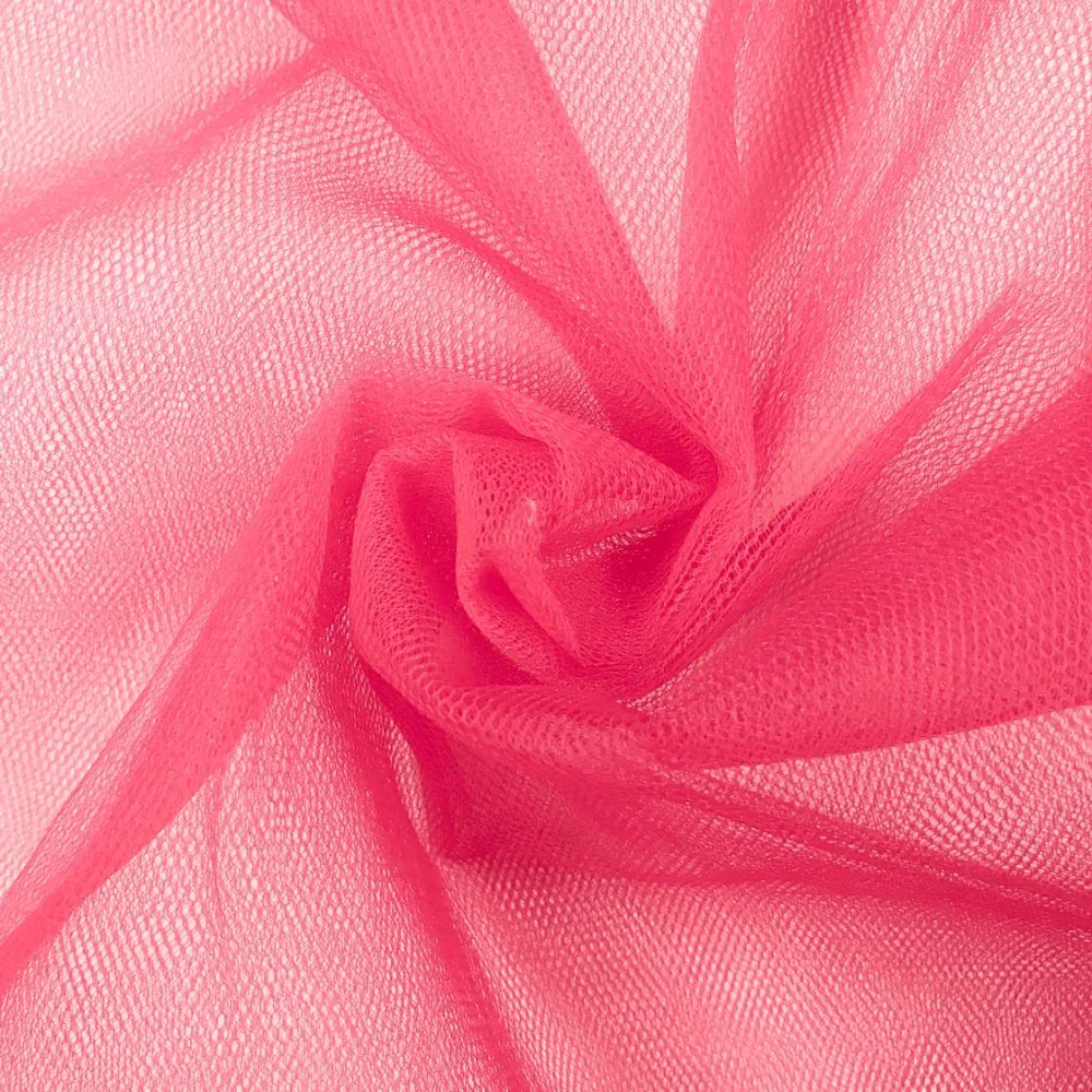 Tule PA - 100% Poliamida - 1,20m largura - Rosa choque Tule PA - 100% Poliamida - 1,20m largura - Rosa choque