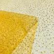 Tule P.A. com Bolinhas de Glitter Permanente 100% Poliester 1,55m largura - Amarelo